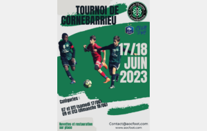 Tournoi de Cornebarrieu 17 et 18 Juin 2023