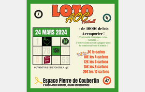 Loto annuel de l'AO Cornebarrieu 